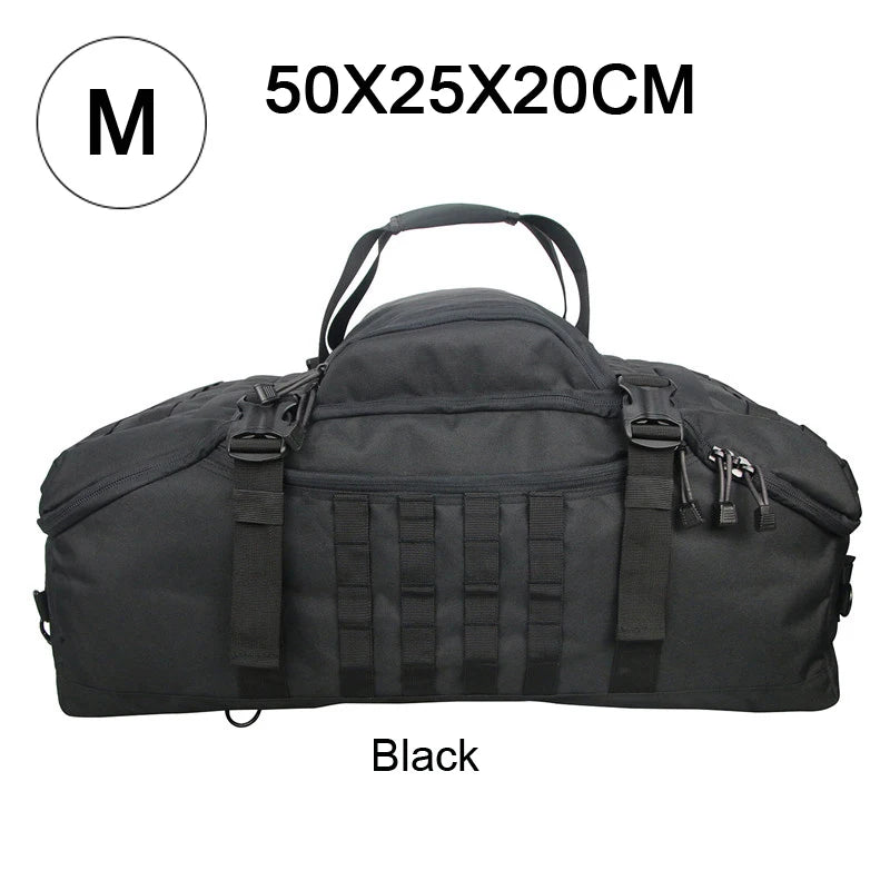 30L 45L 80L Sport Travel Bag Molle Tactical Backpack Gym Fitness Large Duffle Bag for Camping Hunting Fishing