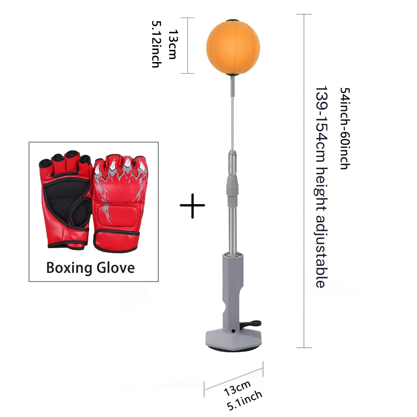 Lightweight Home Boxing Speed Bag Suction Cup Reflex Bag for Teens and Adults Reaction and Agility Training Stress Relief