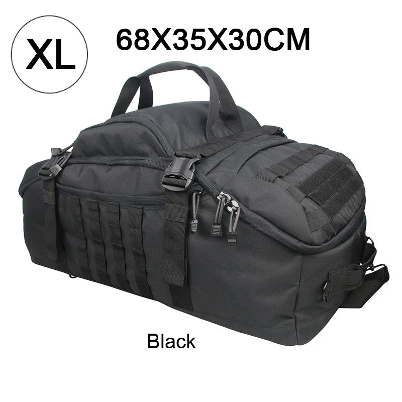 30L 45L 80L Sport Travel Bag Molle Tactical Backpack Gym Fitness Large Duffle Bag for Camping Hunting Fishing