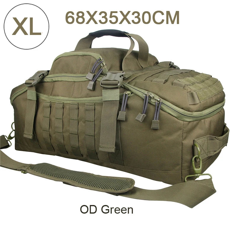 30L 45L 80L Sport Travel Bag Molle Tactical Backpack Gym Fitness Large Duffle Bag for Camping Hunting Fishing