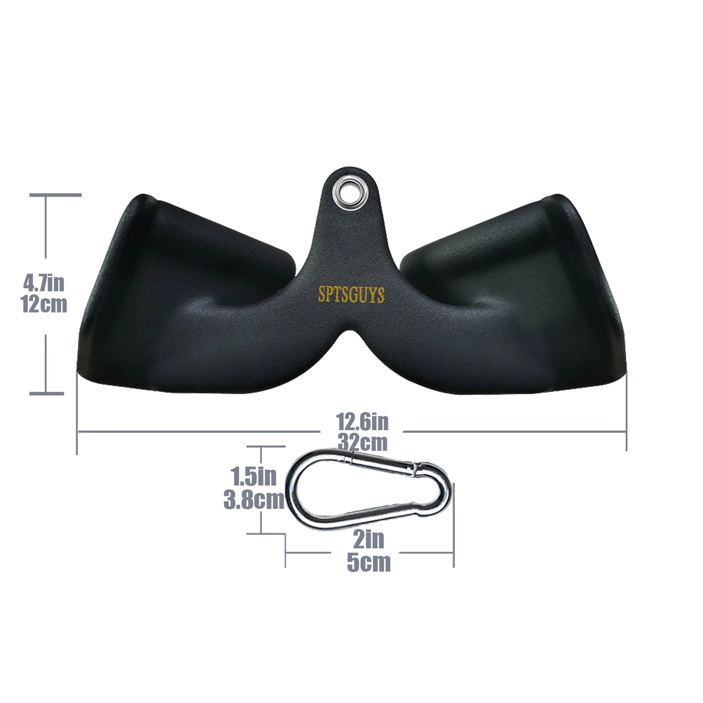 Home Gym Fitness Lat Pull Down Bar LAT Pulldown Attachments for Cable Pulley System Strength Training