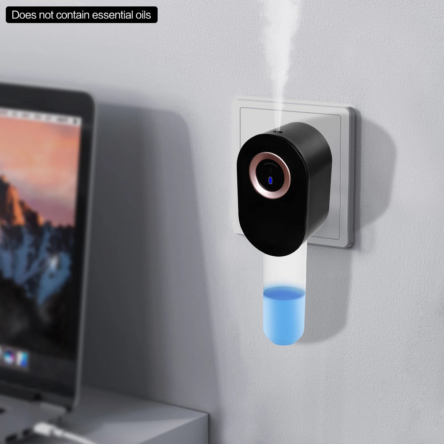 Smart Wall Mounted 110ml Aroma Diffuser with Touch Screen and Bluetooth Control for Home and Office