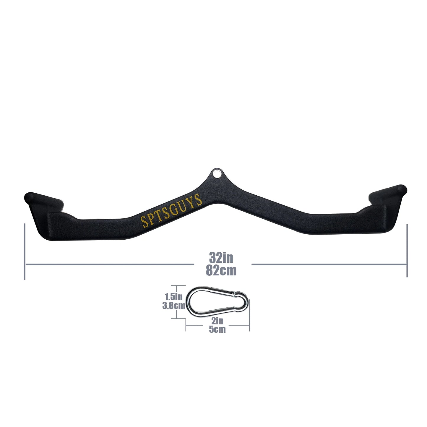 Home Gym Fitness Lat Pull Down Bar LAT Pulldown Attachments for Cable Pulley System Back and Tricep Strength Training