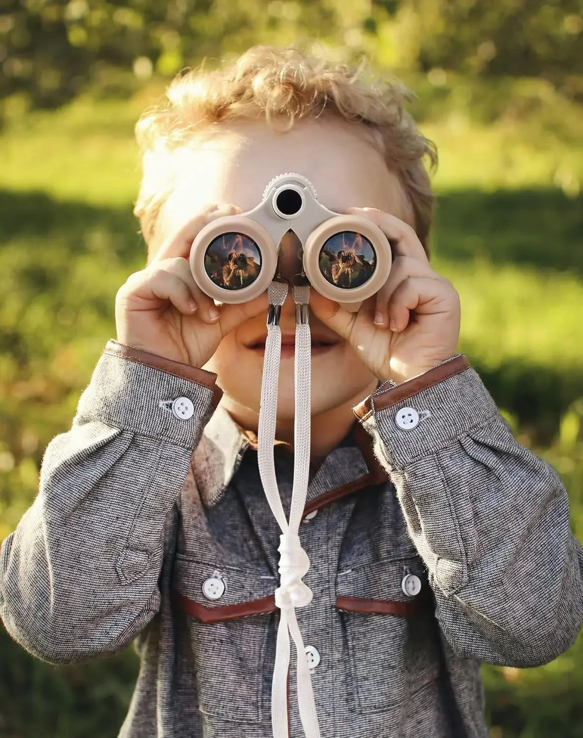 Robud Upgraded Kids Explorer Kit Green Outdoor Exploration Set for Camping Montessori Toy for Kids WRP30