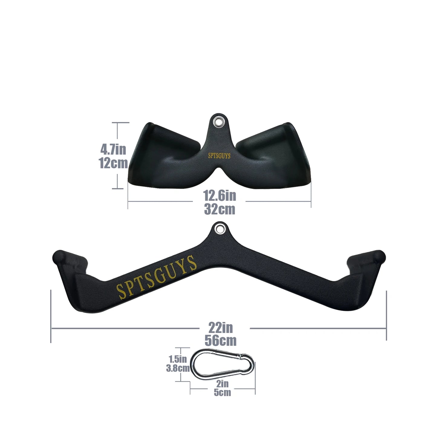 Home Gym Fitness Lat Pull Down Bar LAT Pulldown Attachments for Cable Pulley System Strength Training