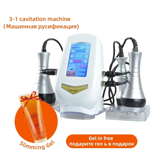 Miss Queeny 3 in 1 Vacuum 40K Slimming Cavitation Machine Skin Tightening and Anti Wrinkle Beauty Equipment Fast Shipping