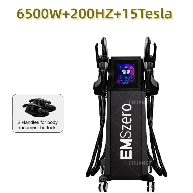 Emszero Pro 6500W 2025 Neo Slimming Machine EMS EMT RF Body Sculpting Pelvic Muscle Stimulator