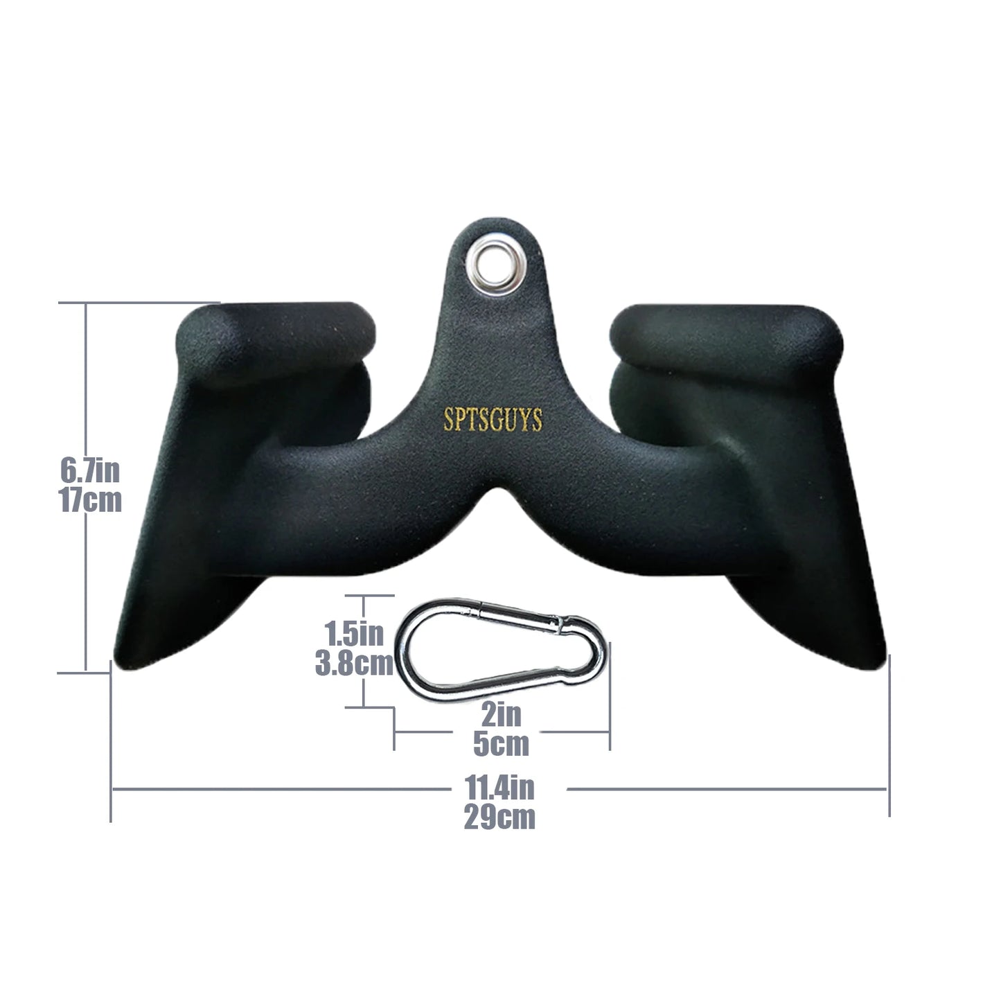 Home Gym Fitness Lat Pull Down Bar LAT Pulldown Attachments for Cable Pulley System Back and Tricep Strength Training