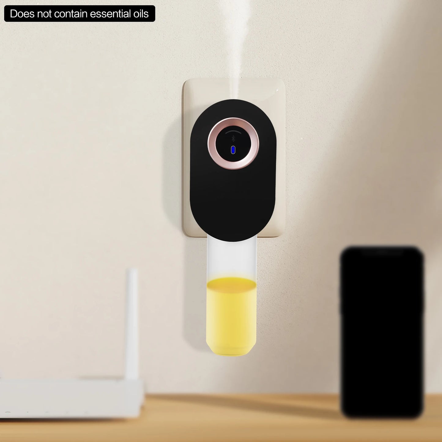 Smart Wall Mounted 110ml Aroma Diffuser with Touch Screen and Bluetooth Control for Home and Office