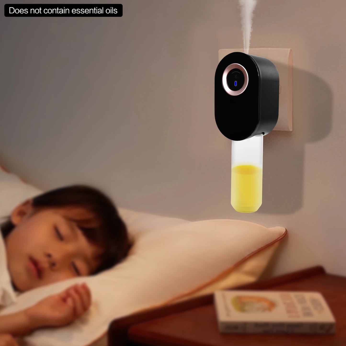 Smart Wall Mounted 110ml Aroma Diffuser with Touch Screen and Bluetooth Control for Home and Office