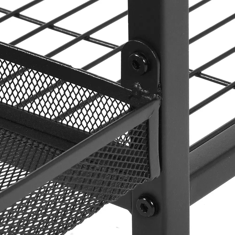 3 Golf Bag Stand Holder Organizer with Wheels for Garage Sports Accessories Rack