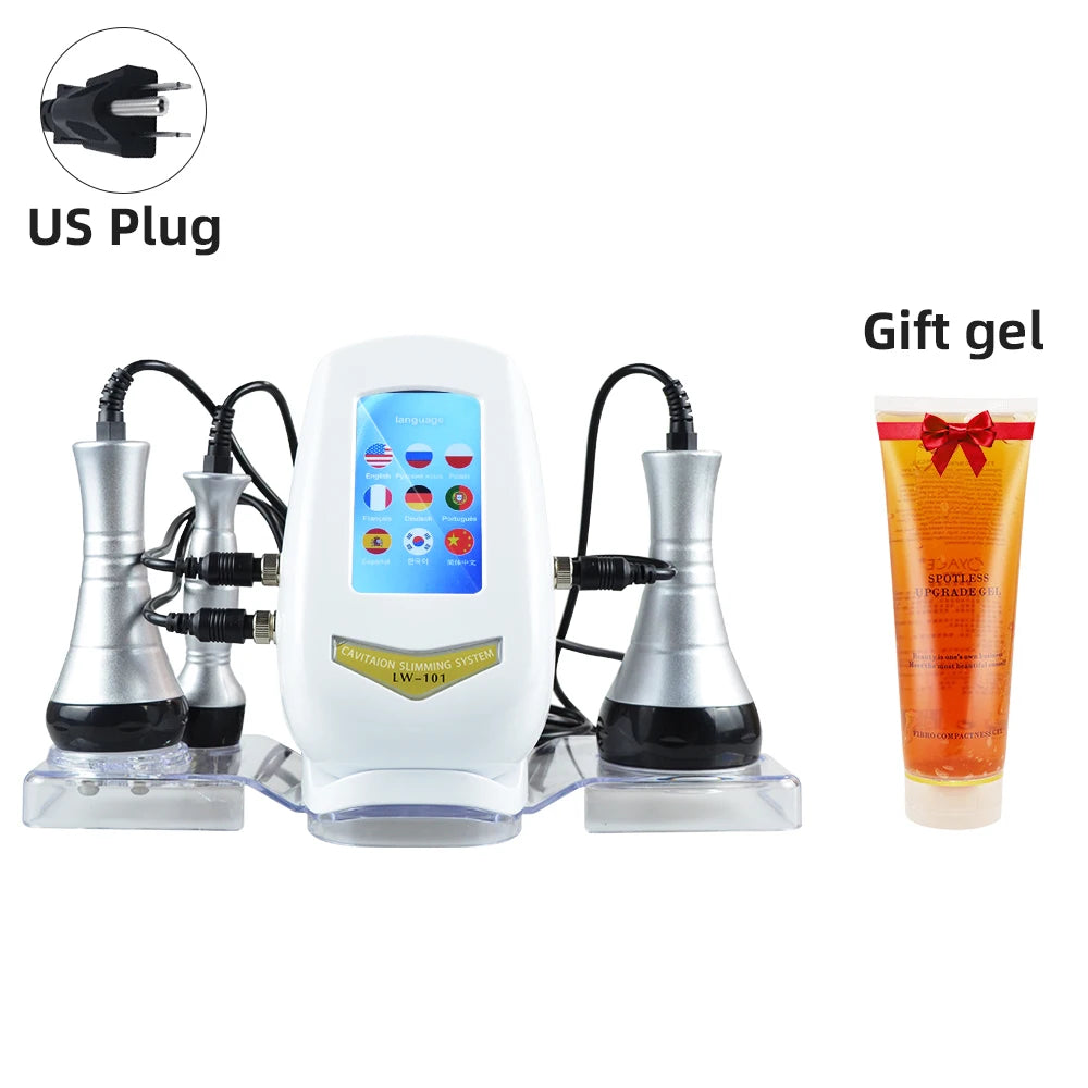 Miss Queeny 3 in 1 Vacuum 40K Slimming Cavitation Machine Skin Tightening and Anti Wrinkle Beauty Equipment Fast Shipping