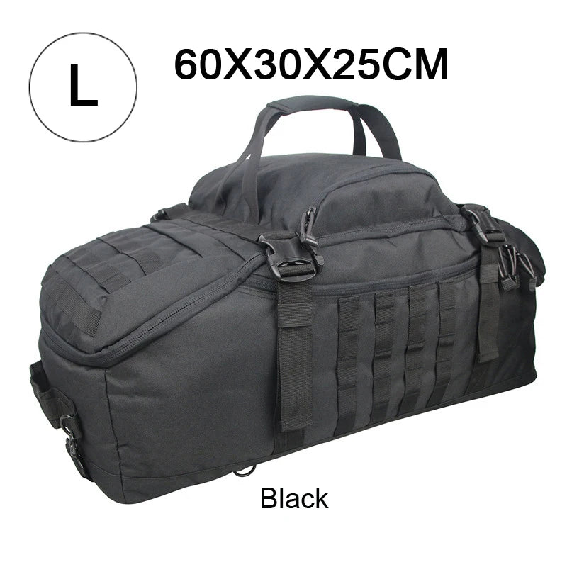 30L 45L 80L Sport Travel Bag Molle Tactical Backpack Gym Fitness Large Duffle Bag for Camping Hunting Fishing