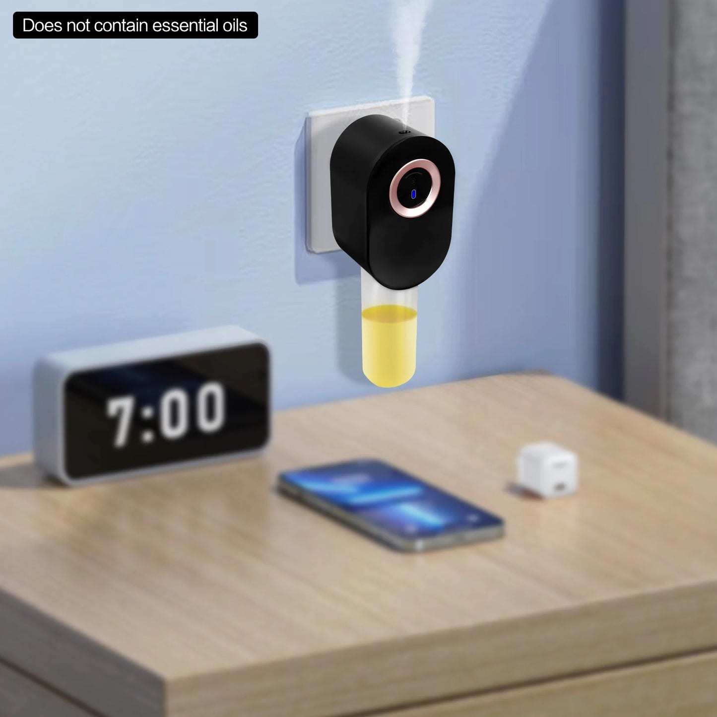 Smart Wall Mounted 110ml Aroma Diffuser with Touch Screen and Bluetooth Control for Home and Office