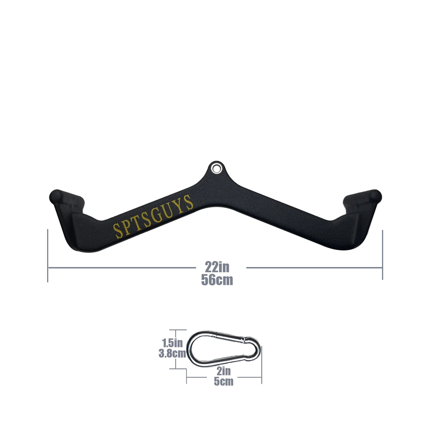 Home Gym Fitness Lat Pull Down Bar Pulldown Attachments for Cable Pulley System Strength Training