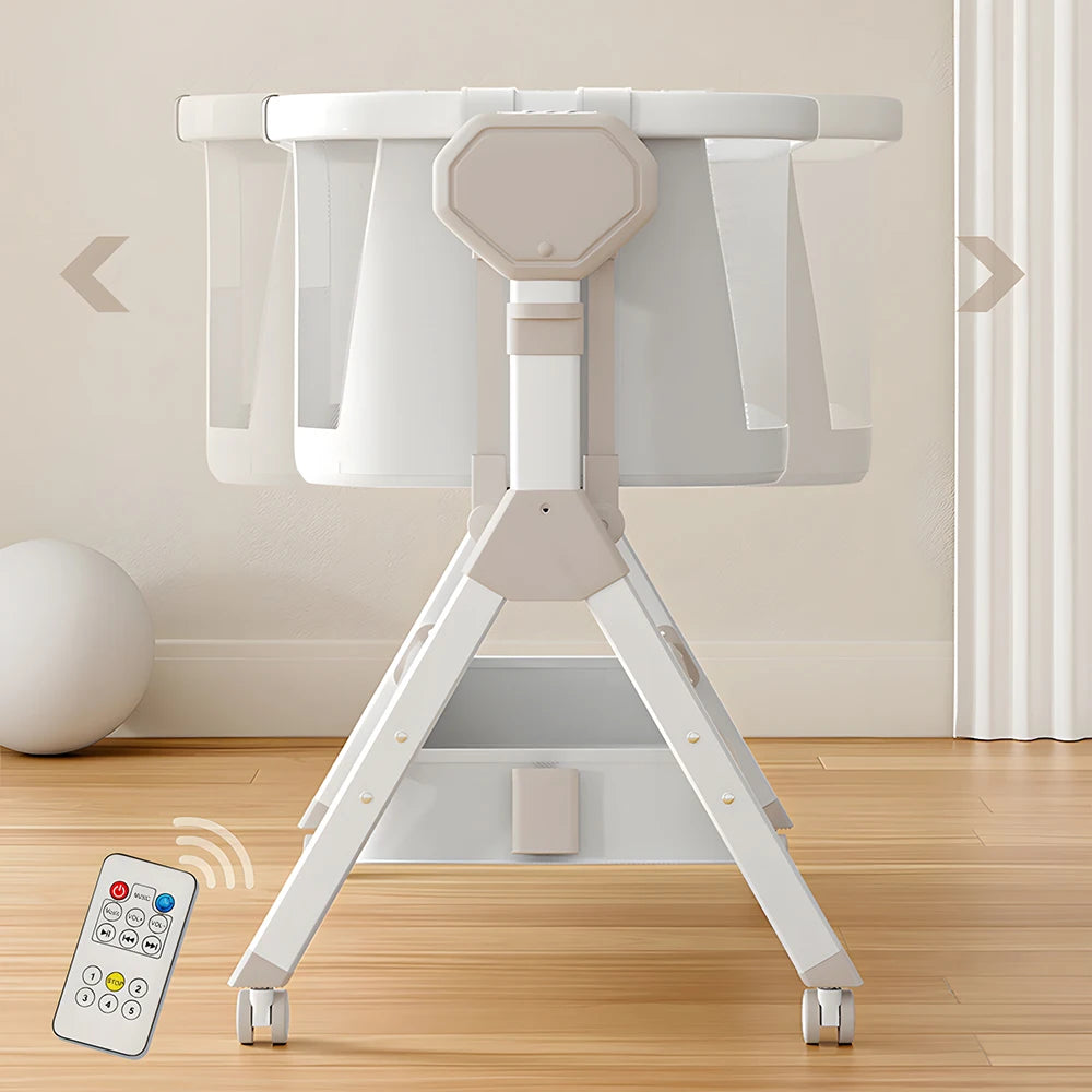 Rocking Baby Bassinet Portable Newborn Co-Sleeper Infant Beside Sleeper Unisex Baby Crib Travel Cradle